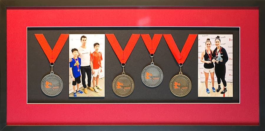 Mirror in a custom decorative frame